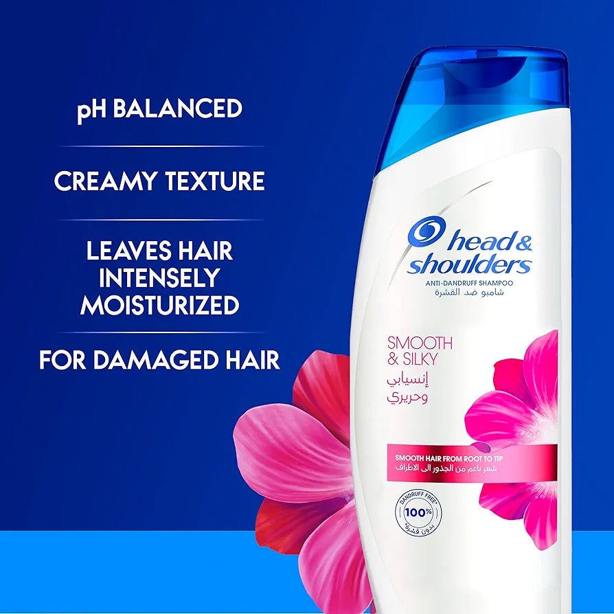 Head & Shoulders Smooth & Silk Shampoo 185 ml - Buy Online in Pakistan at Cosmia.pk