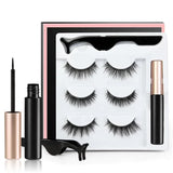 3 Pairs Magnetic Eyelash With Magnetic Liquid Eyeliner & Tweezer - Buy Online in Pakistan at Cosmia.pk