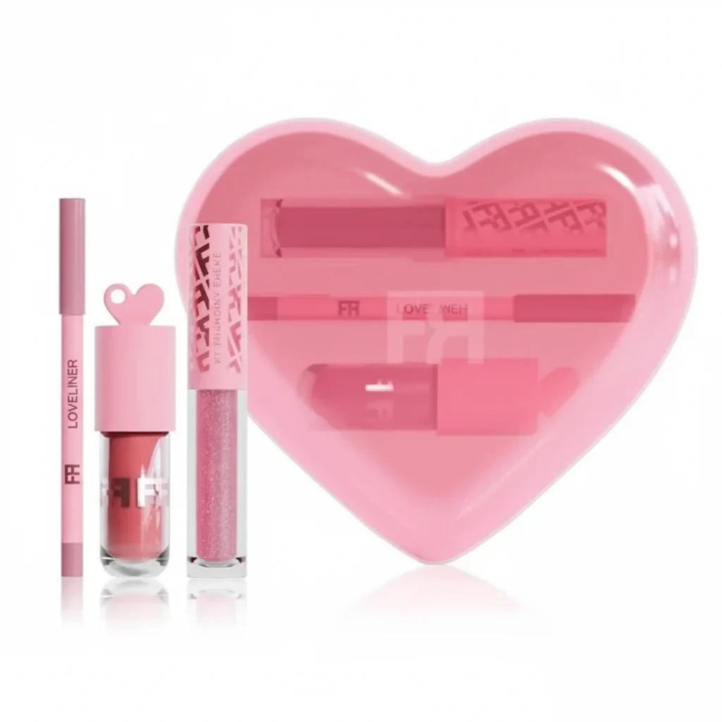 Romcom 3in1 lip kit Matte Lipgloss, Lipliner, Shiny Gloss - Buy Online in Pakistan at Cosmia.pk