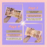 All in One 7 Pages Makeup Book - Buy Online in Pakistan at Cosmia.pk