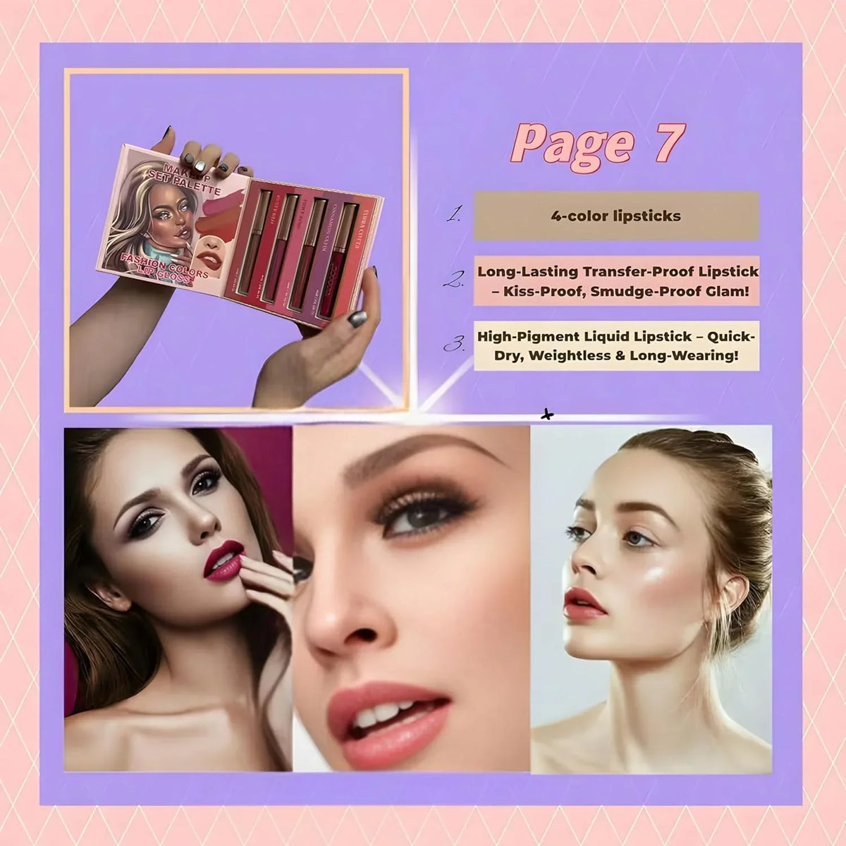 All in One 7 Pages Makeup Book - Buy Online in Pakistan at Cosmia.pk