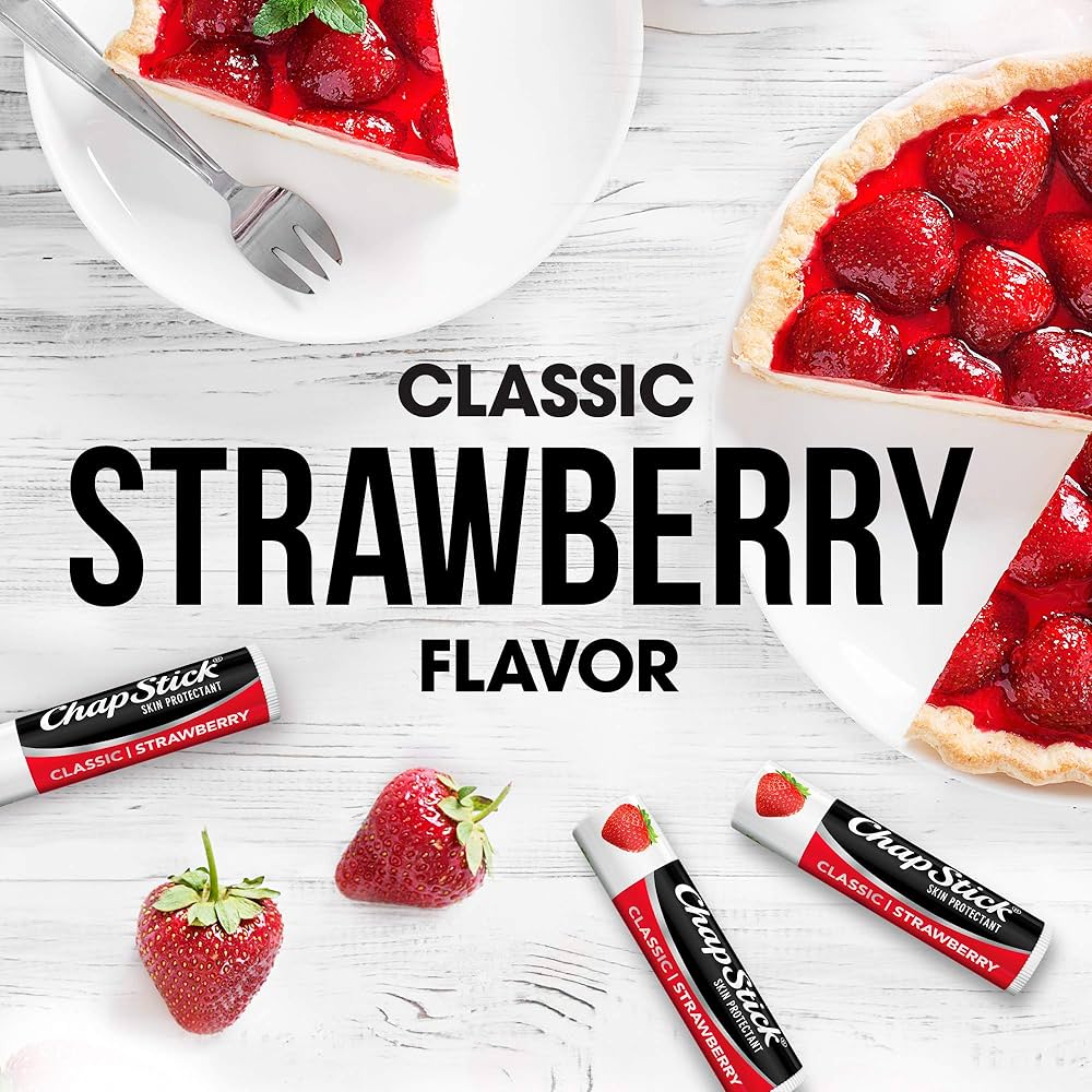 ChapStick Classic Strawberry Lip Balm (4g) - Buy Online in Pakistan at Cosmia.pk