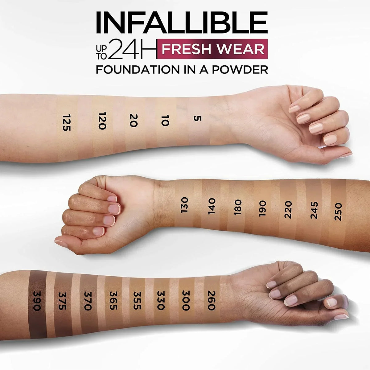 L'Oreal Paris Makeup Infallible Fresh Wear Foundation in a Powder - Buy Online in Pakistan at Cosmia.pk