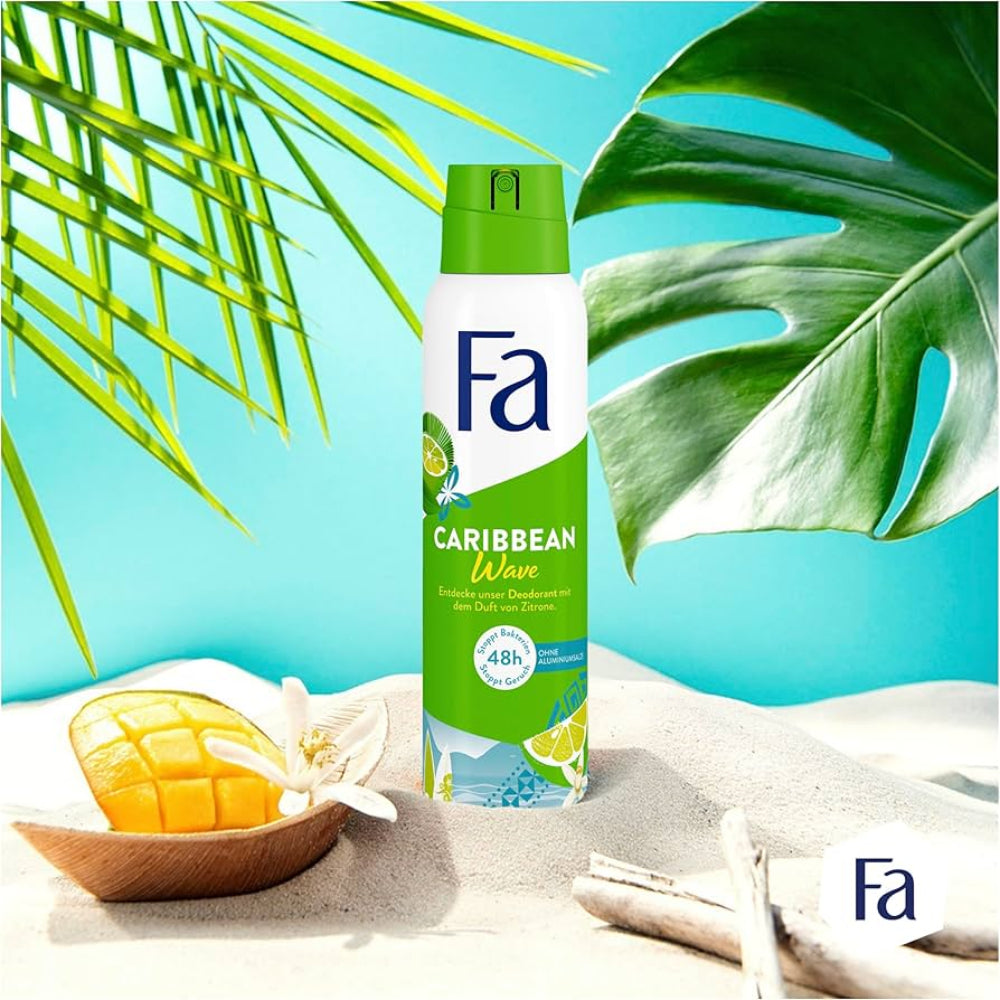 Fa Deodorant Caribbean Lemon Exotic Fresh 200ml - Buy Online in Pakistan at Cosmia.pk
