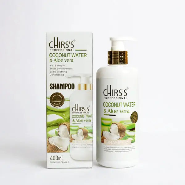 Chirs's Professional Coconut Water & Aloe Vera Shampoo - 400ml - Buy Online in Pakistan at Cosmia.pk