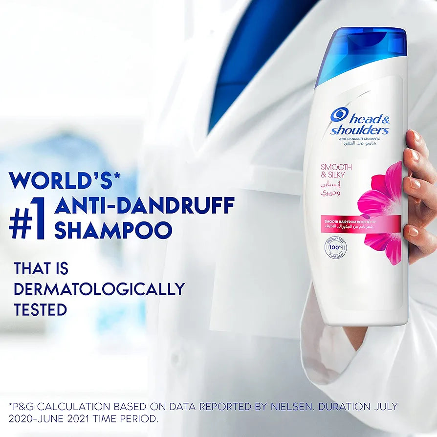 Head & Shoulders Smooth & Silk Shampoo 185 ml - Buy Online in Pakistan at Cosmia.pk
