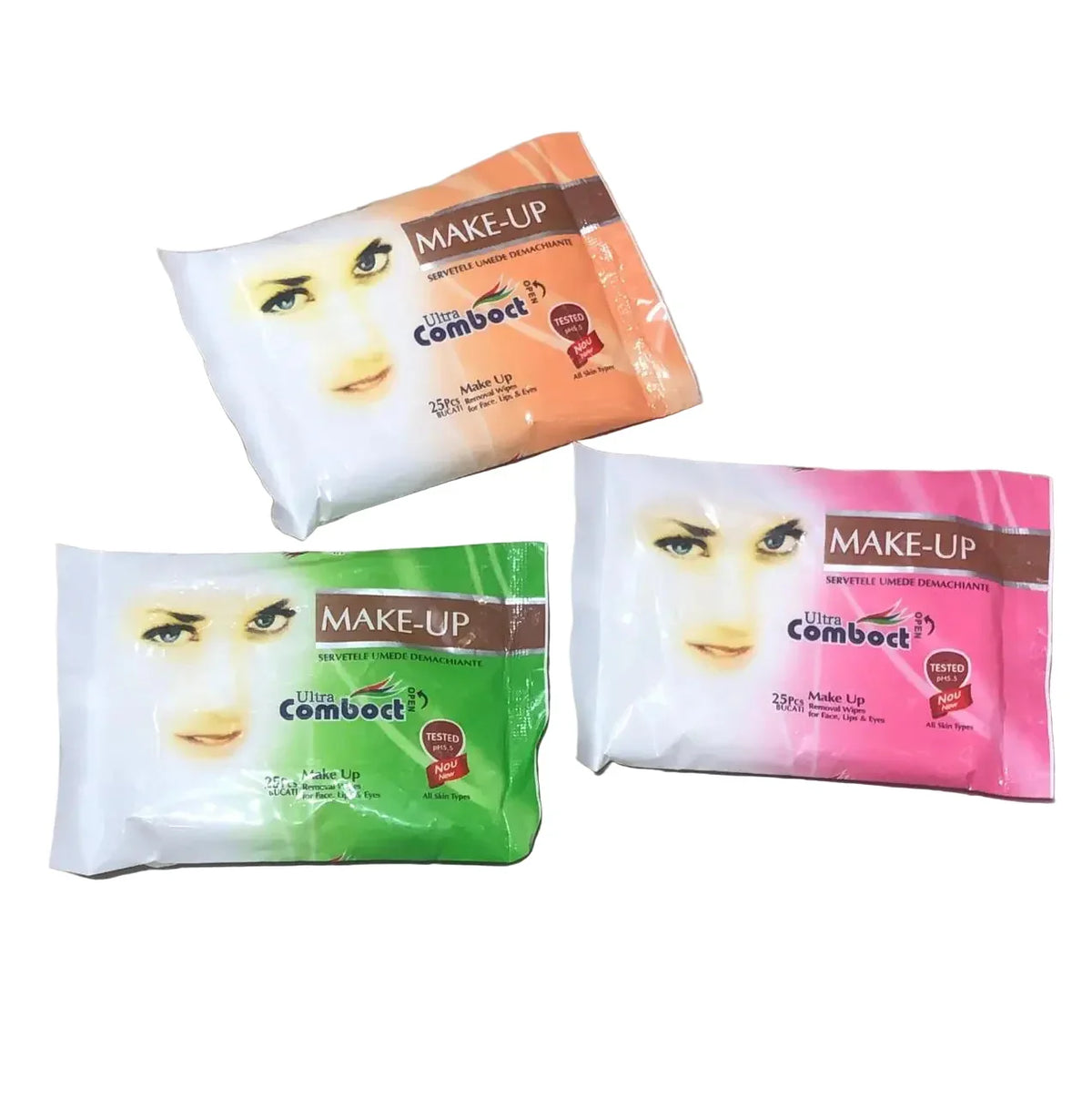 Ultra Comboct Makeup Removal Wipes - 25Pcs - Buy Online in Pakistan at Cosmia.pk