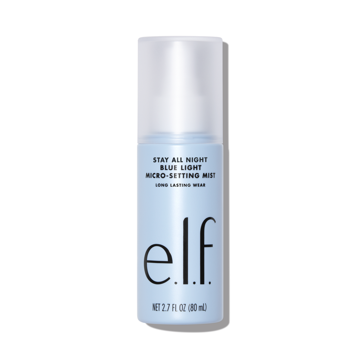 e.l.f. Stay All Night Blue Light Micro-Setting Mist 80ml closed bottle front view
