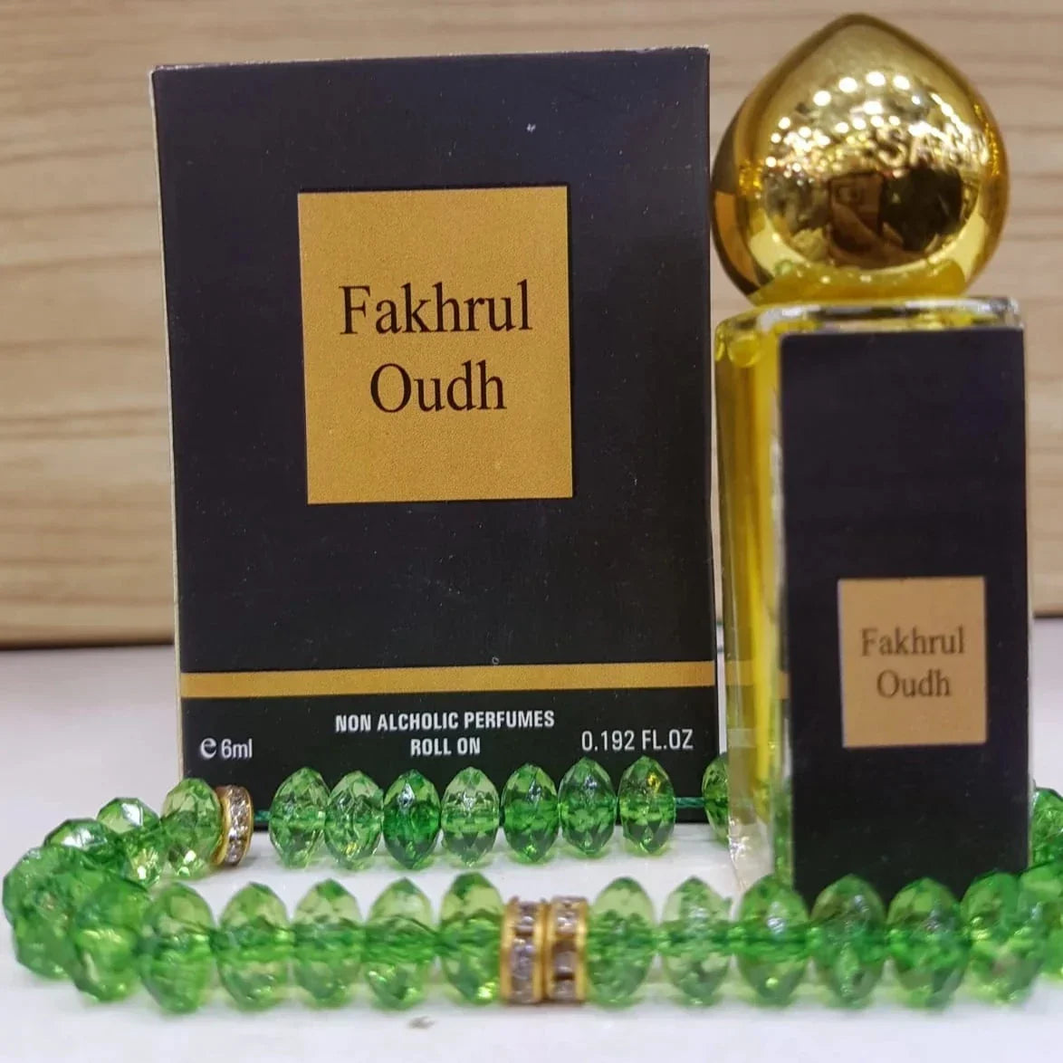 Fakhrul Oudh Attar with Tasbeeh 6ml - Buy Online in Pakistan at Cosmia.pk