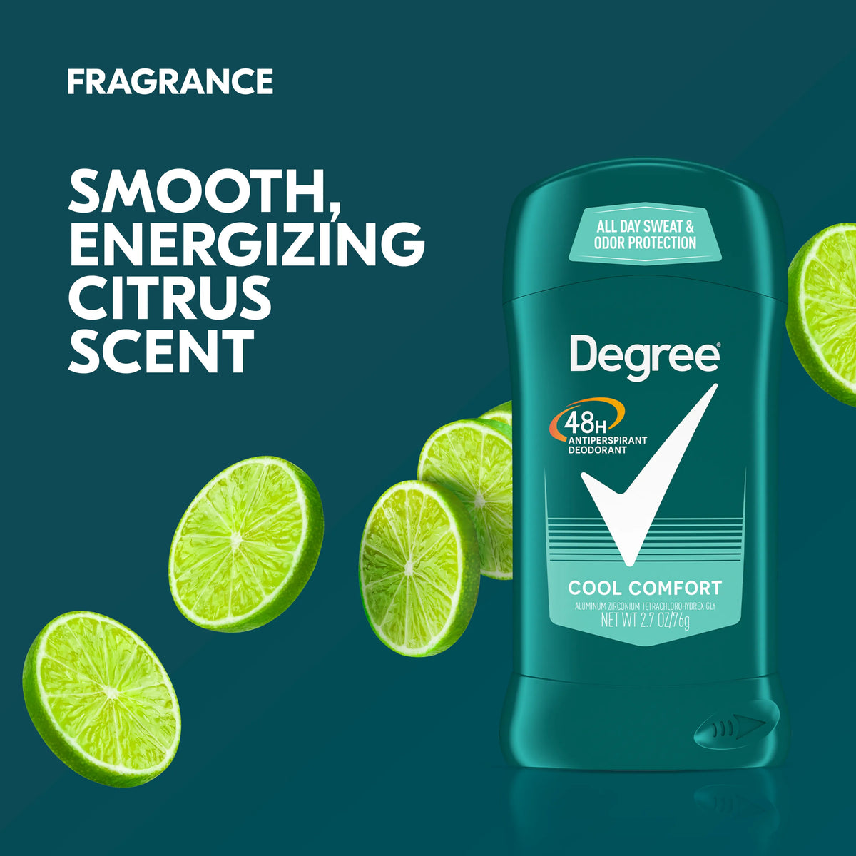 Degree Cool Comfort Antiperspirant Deodorant Stick - 76g - Buy Online in Pakistan at Cosmia.pk