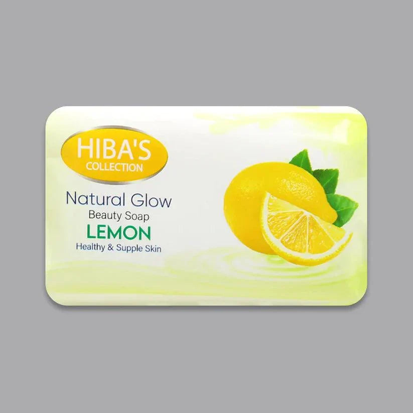 Hiba's Collection Soap Natural Glow Lemon 125gm - Buy Online in Pakistan at Cosmia.pk