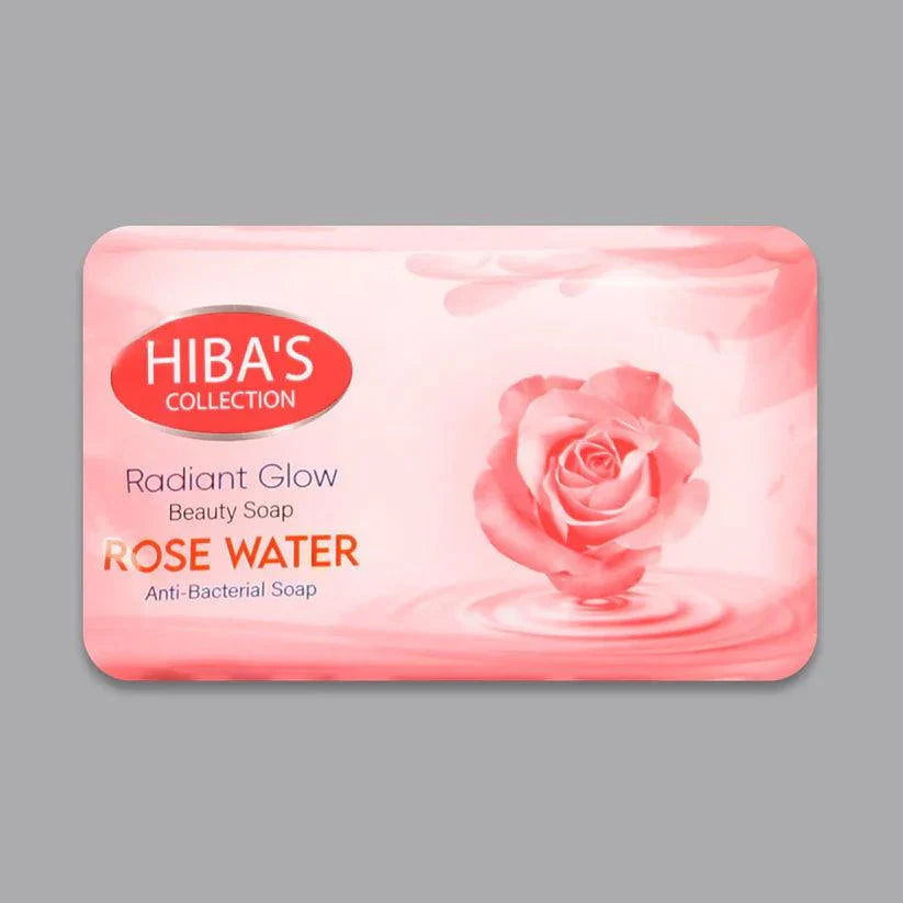 Hiba's Collection Soap Radiant Glow Rose Water 125gm - Buy Online in Pakistan at Cosmia.pk