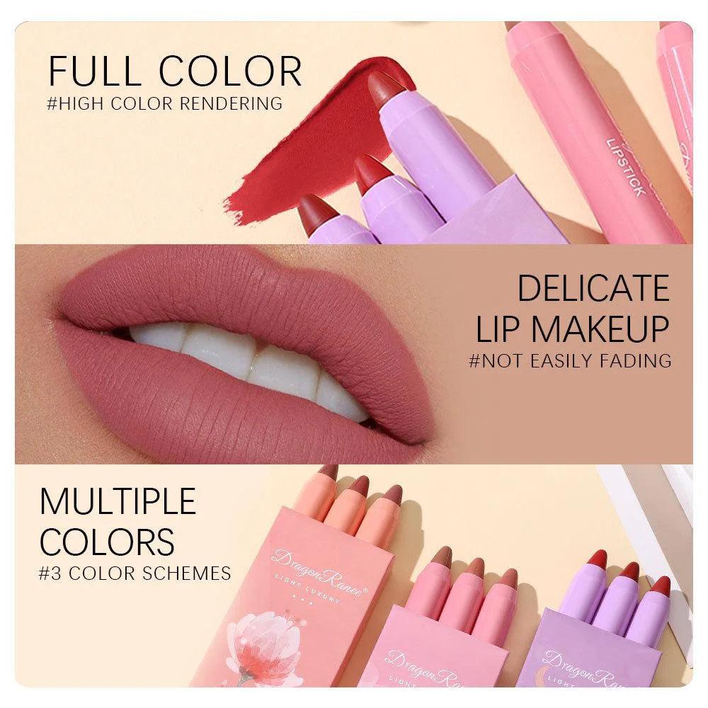 Dragon Ranee Light Luxury Lip Crayon Set - Buy Online in Pakistan at Cosmia.pk