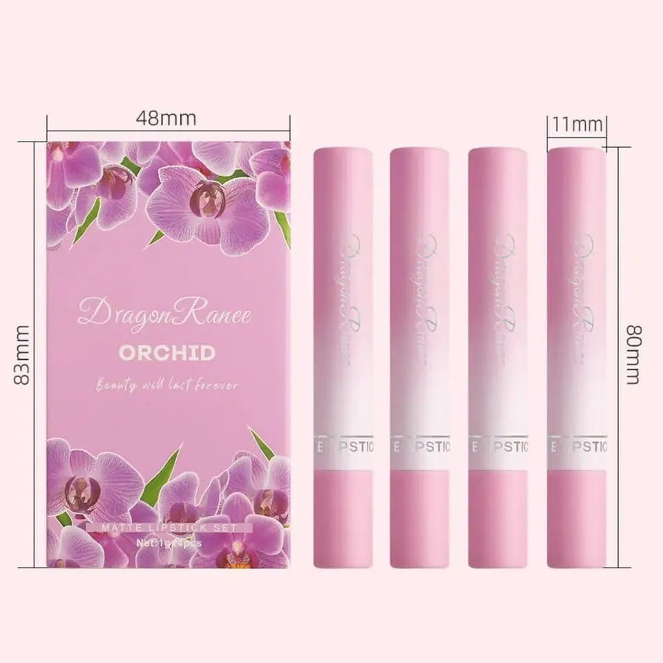 Dragon Ranee 4 IN 1 Creative Pure & Flawless Love Cigarette Matte Lipstick - Buy Online in Pakistan at Cosmia.pk