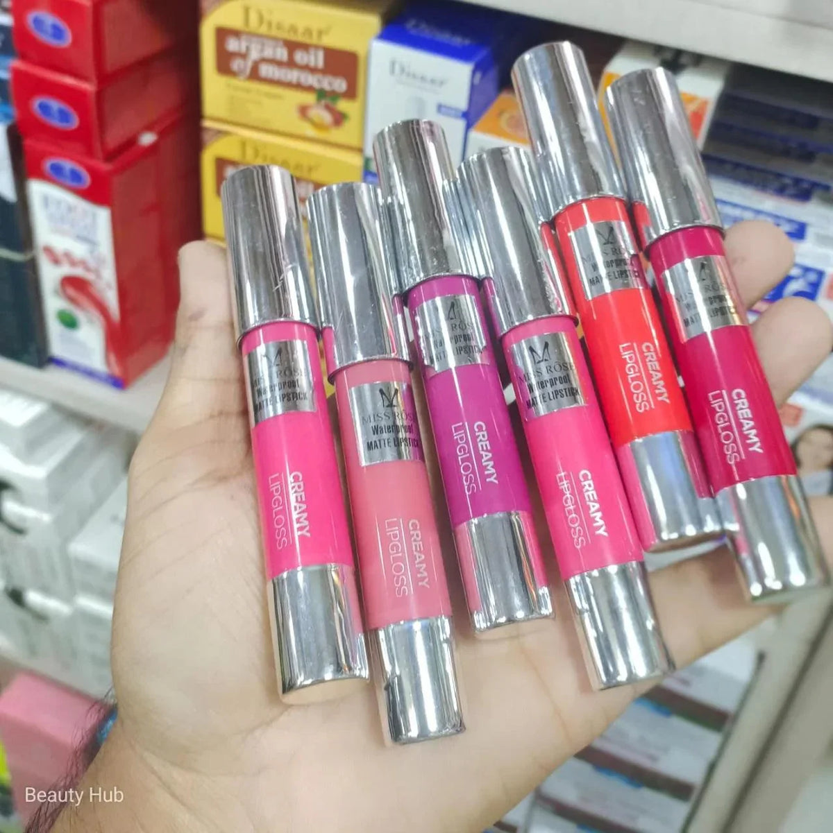 Miss Rose Lip Gloss Crayons - 6 Pcs Set - Buy Online in Pakistan at Cosmia.pk
