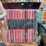 Iconik Eye & Lip Pencil - 12 Pcs Set - Buy Online in Pakistan at Cosmia.pk