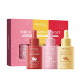 Bioaqua 3pcs/set Turmeric Snail Nicotinamide Moisturizing Face Serum - 30ml - Buy Online in Pakistan at Cosmia.pk