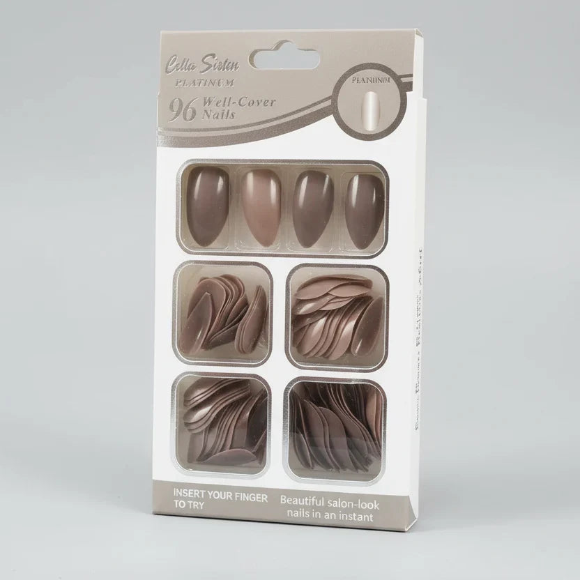 Color Sister 96-Piece Artificial Nails Set - Buy Online in Pakistan at Cosmia.pk