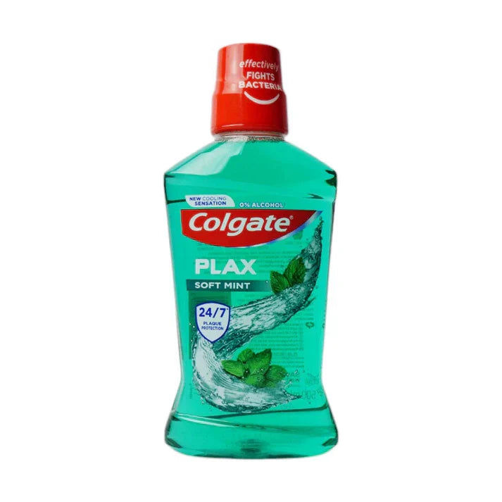 Colgate Plax Soft Mint Mouthwash 500ml - Buy Online in Pakistan at Cosmia.pk
