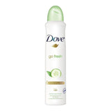 Dove Go Fresh Cucumber &amp; Green Tea Body Spray – 250ml - Buy Online in Pakistan at Cosmia.pk