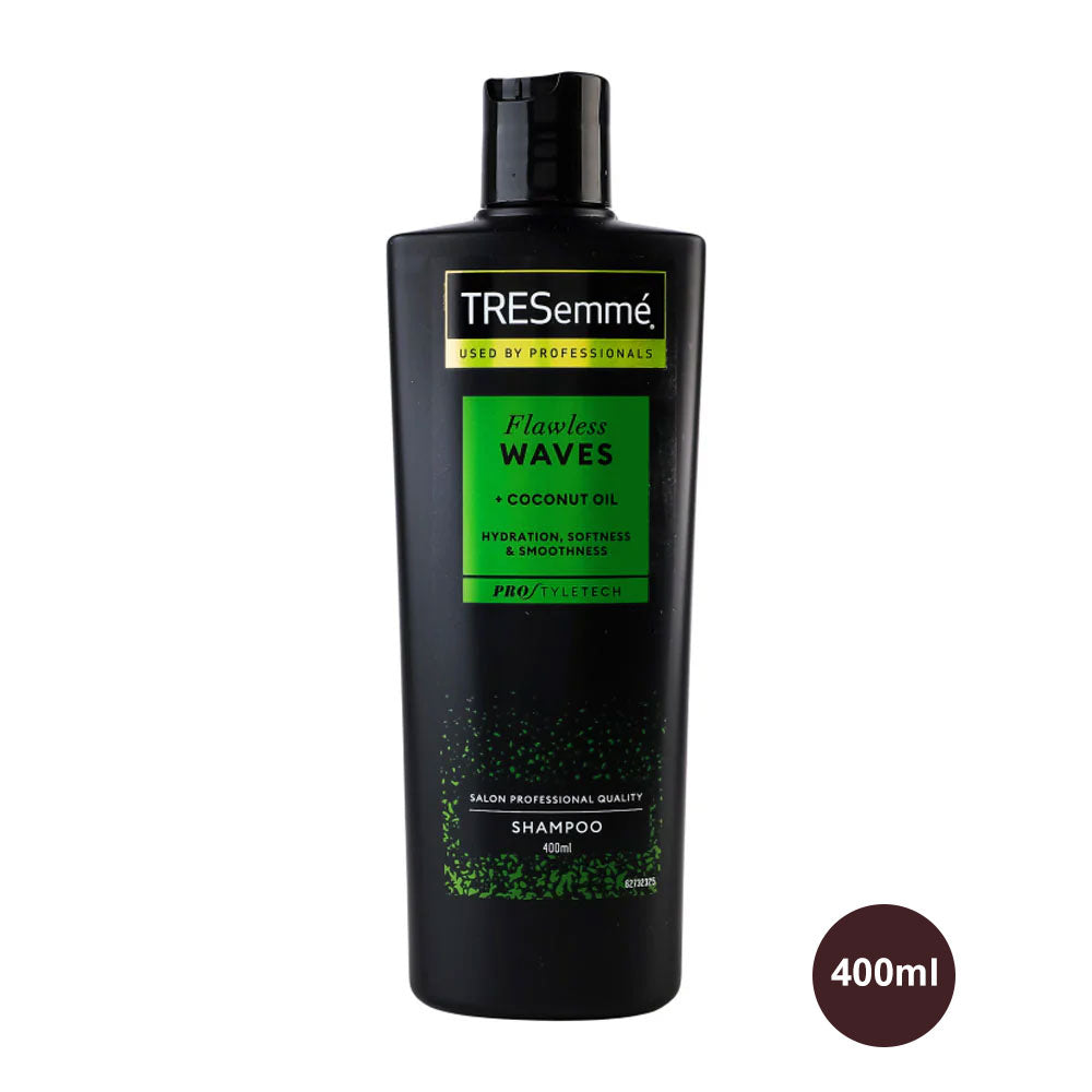 Tresemme Flawless Waves Coconut Oil Shampoo 400ml - Buy Online in Pakistan at Cosmia.pk