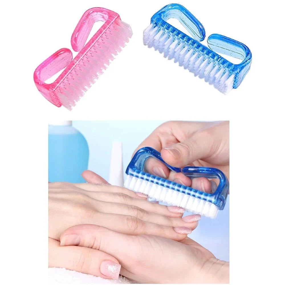 Fingers Nails Cleaning Scrubbing Brush Pack of 2 - Buy Online in Pakistan at Cosmia.pk