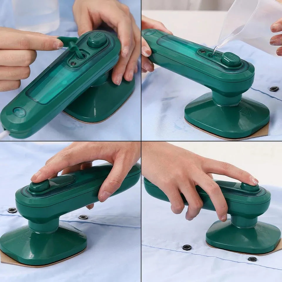 Portable Mini Electric Steam Iron Handheld Garment Steamer - Buy Online in Pakistan at Cosmia.pk