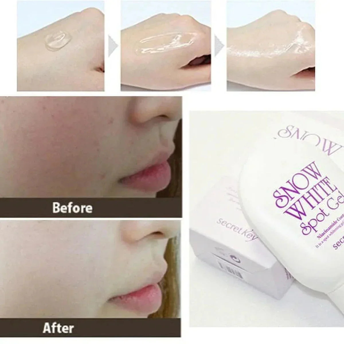 Secret Key Snow White Spot Gel - 65g - Buy Online in Pakistan at Cosmia.pk