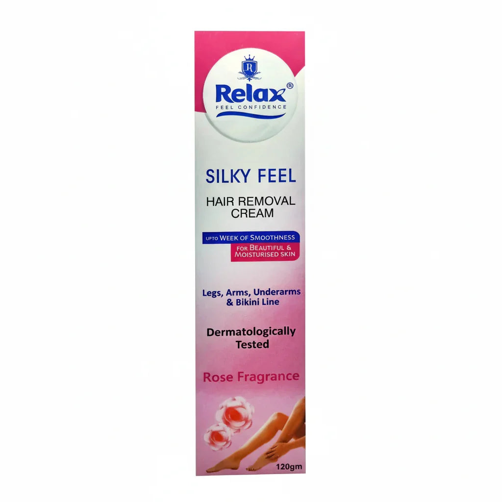 Relax Silky Feel Rose Hair Removing Cream - 120g - Buy Online in Pakistan at Cosmia.pk