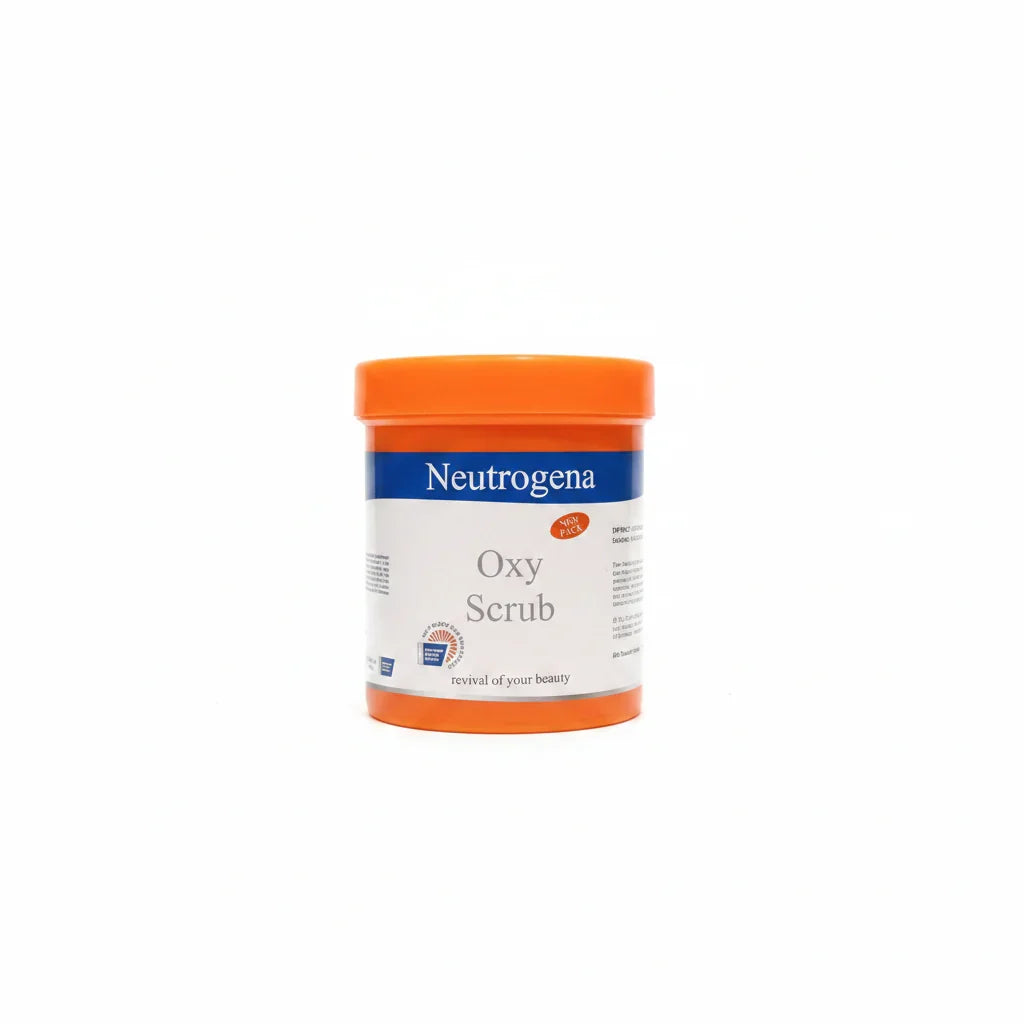 Neutrogena Oxy Scrub – Deep Exfoliating Face & Body Scrub (Large Jar) - Buy Online in Pakistan at Cosmia.pk
