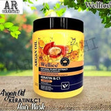 Wellice Argan Hair Mask 1 Kg - Buy Online in Pakistan at Cosmia.pk