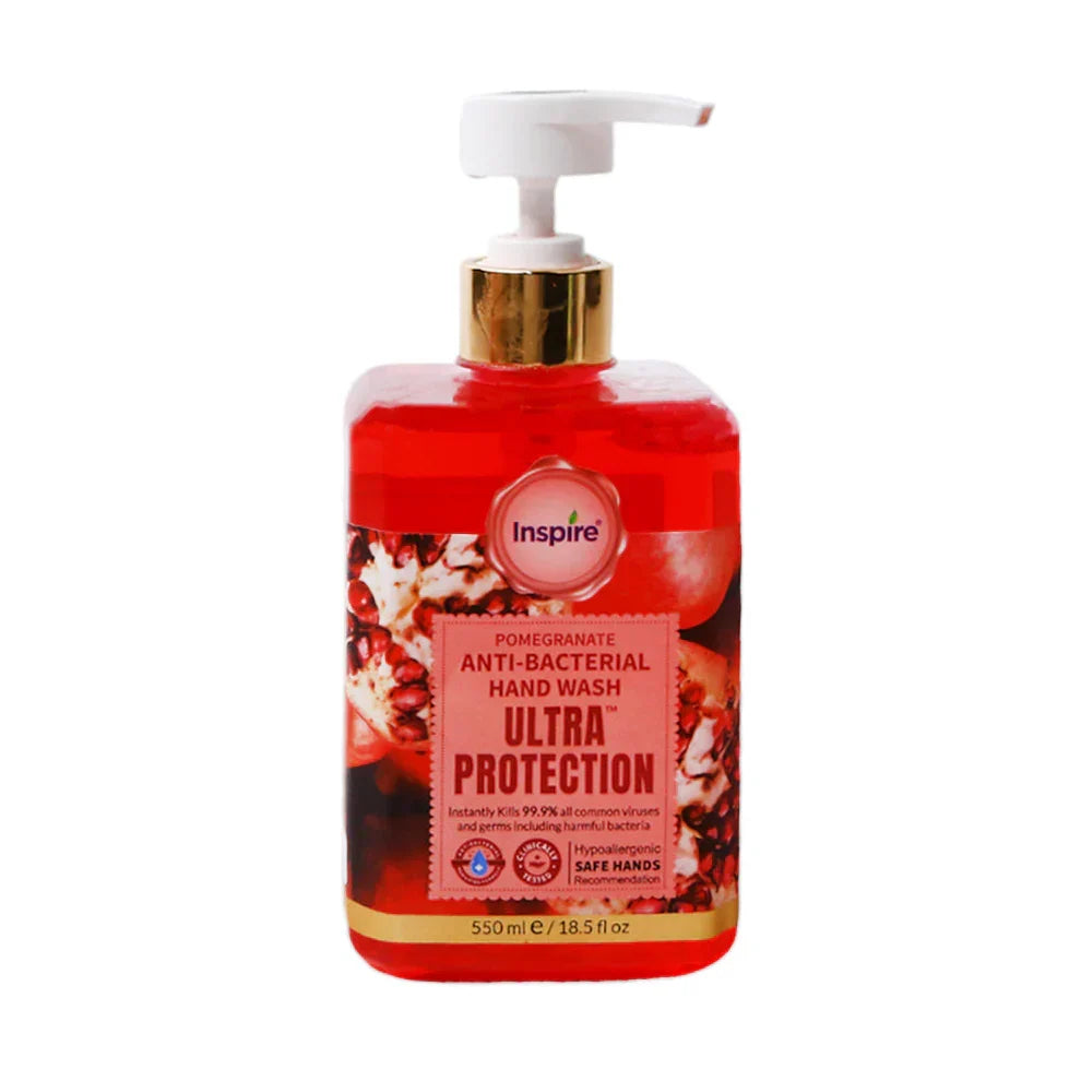 INSPIRE antibacterial ultra protection hand wash- 550ml - Buy Online in Pakistan at Cosmia.pk