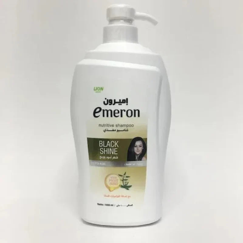 Emeron Nutritive Shampoo Black Shine with Eclipta Alba Active Provit - Buy Online in Pakistan at Cosmia.pk