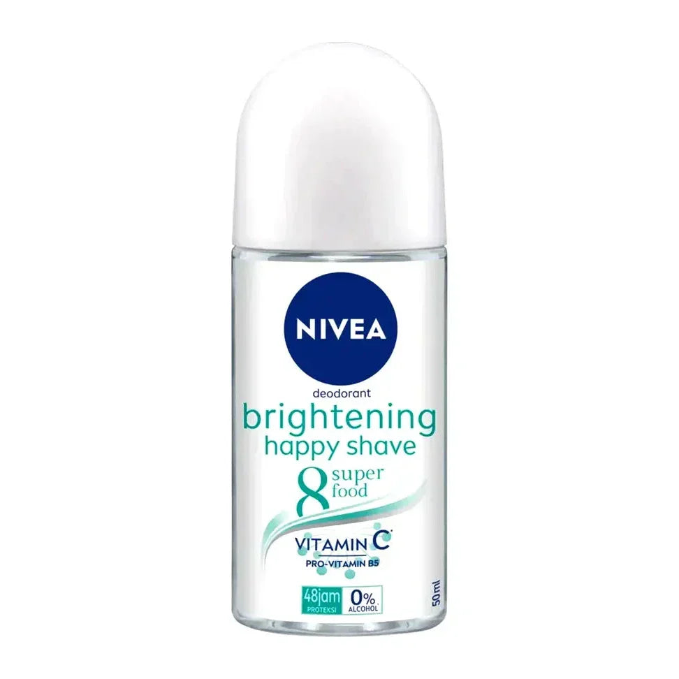 Nivea Brightening Happy Shave Deodorant Roll On - 50ml - Buy Online in Pakistan at Cosmia.pk