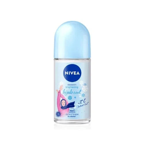 Nivea Brightening Hijab Cool Deodorant Roll On - 50ml - Buy Online in Pakistan at Cosmia.pk