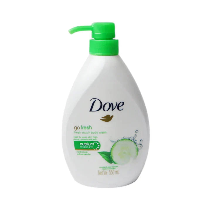 DOVE Body Wash Go Fresh CUCUMBER & GREEN Tea SCENT 550 ML - Buy Online in Pakistan at Cosmia.pk