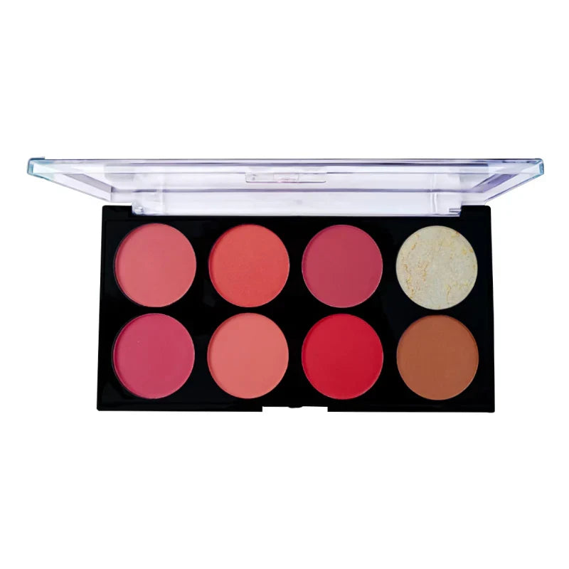 Glamorous Face 8 Color Ultra Blush on Palette - Buy Online in Pakistan at Cosmia.pk
