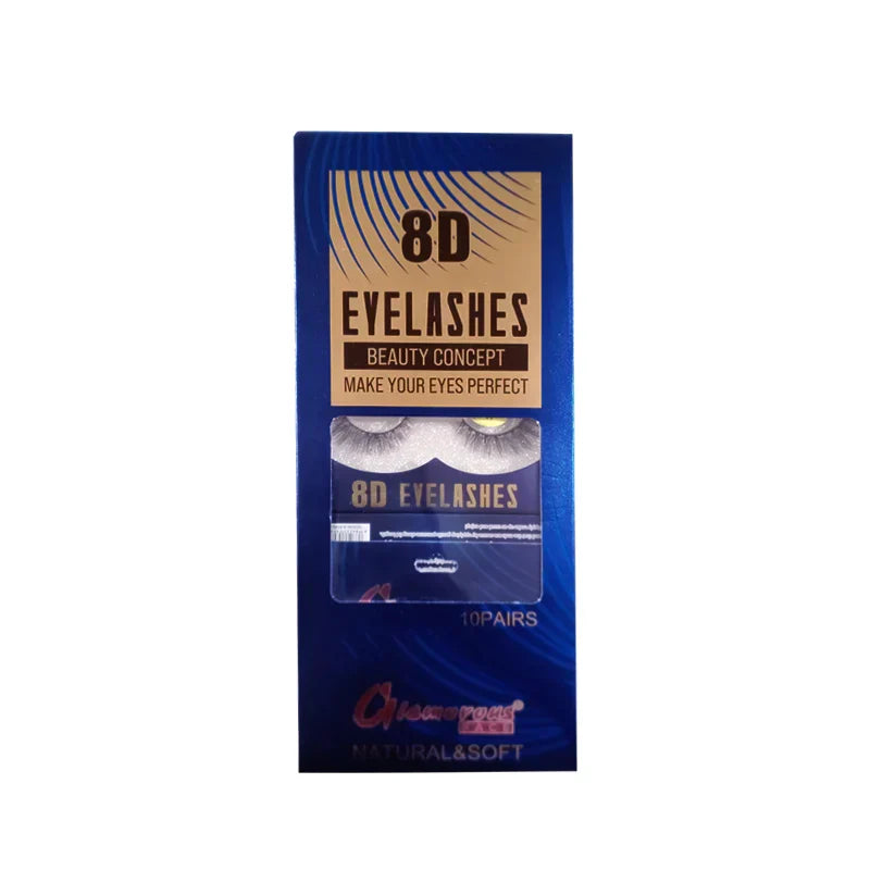 Glamorous Face 8D Mink Hair Eyelashes 10 Pieces GF 8066 - Buy Online in Pakistan at Cosmia.pk