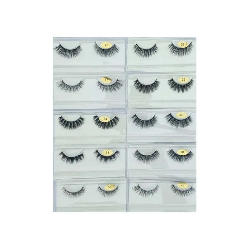 Glamorous Face 8D Mink Hair Eyelashes 10 Pieces GF 8066 - Buy Online in Pakistan at Cosmia.pk