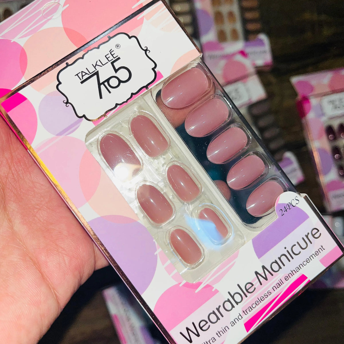 7To5 Talklee Wearable Artifical Nails With Free Stickers - Buy Online in Pakistan at Cosmia.pk