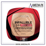 L'Oreal Paris Makeup Infallible Fresh Wear Foundation in a Powder - Buy Online in Pakistan at Cosmia.pk