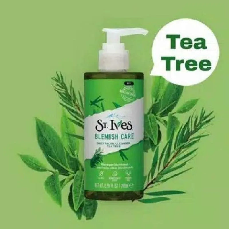 ST.ives Blemish Tea Tree Facial Cleanser Wash 200ml Original - Buy Online in Pakistan at Cosmia.pk