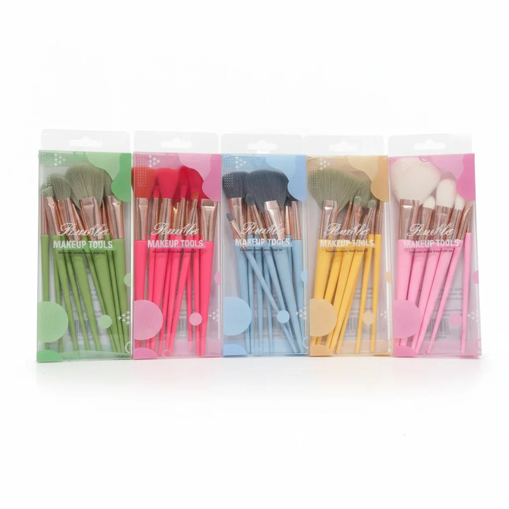 Ruibla Makeup Brush Set - 10Pcs - Buy Online in Pakistan at Cosmia.pk