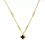 Stainless Steel Clover Double Side Chain Locket – Each - Buy Online in Pakistan at Cosmia.pk