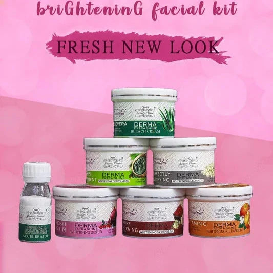 Derma Extra Shine Facial Kit - 95ml Each - Buy Online in Pakistan at Cosmia.pk