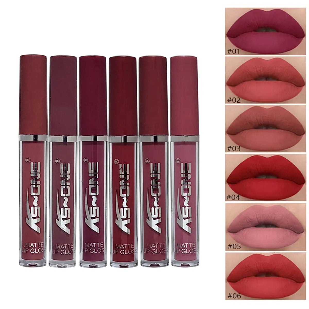 Ks One Matte Lipgloss 6pcs - Buy Online in Pakistan at Cosmia.pk