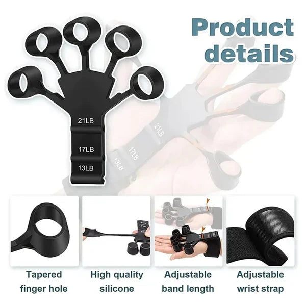 Silicone Finger Hand Grip Strengthener - Buy Online in Pakistan at Cosmia.pk