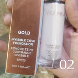 NoubaBlak Gold Invisible Cover Foundation SPF 25 – 20ml - Buy Online in Pakistan at Cosmia.pk