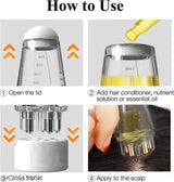 Transparent Hair Oil Applicator & Scalp Massager - Buy Online in Pakistan at Cosmia.pk