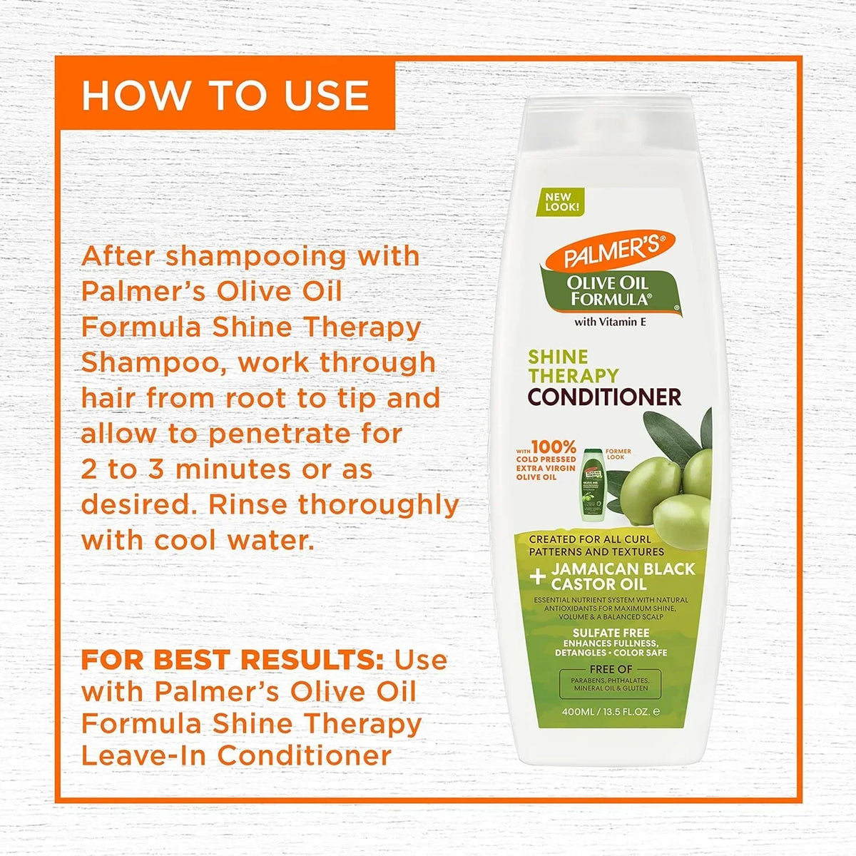 Palmer's Olive Oil Formula Replenishing Conditioner - 400ml - Buy Online in Pakistan at Cosmia.pk